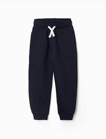 Pantalón de chándal de felpa ajustado con cordón