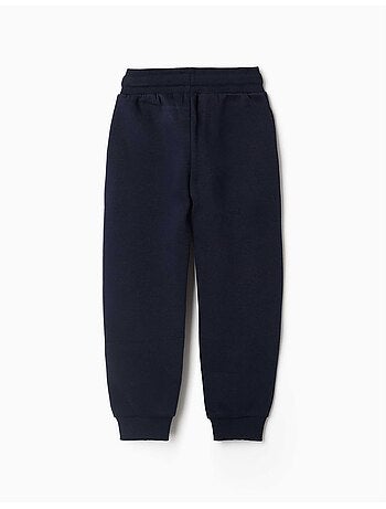 Pantalón de chándal de felpa ajustado con cordón