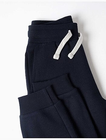 Pantalón de chándal de felpa ajustado con cordón