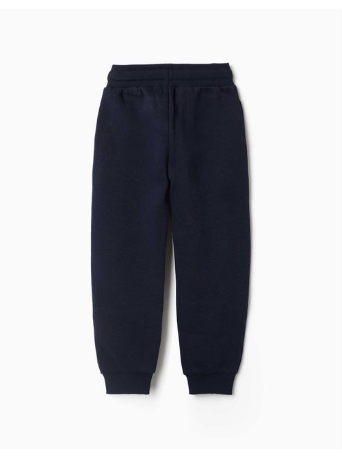 Pantalón de chándal de felpa ajustado con cordón - Kiabi