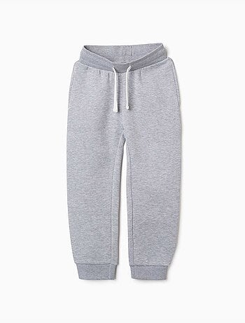 Pantalón de chándal de felpa ajustado con cordón