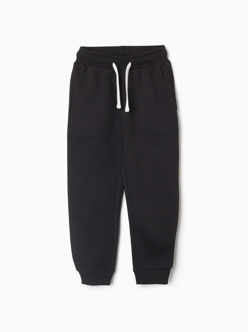 Pantalón de chándal de felpa ajustado con cordón - Kiabi