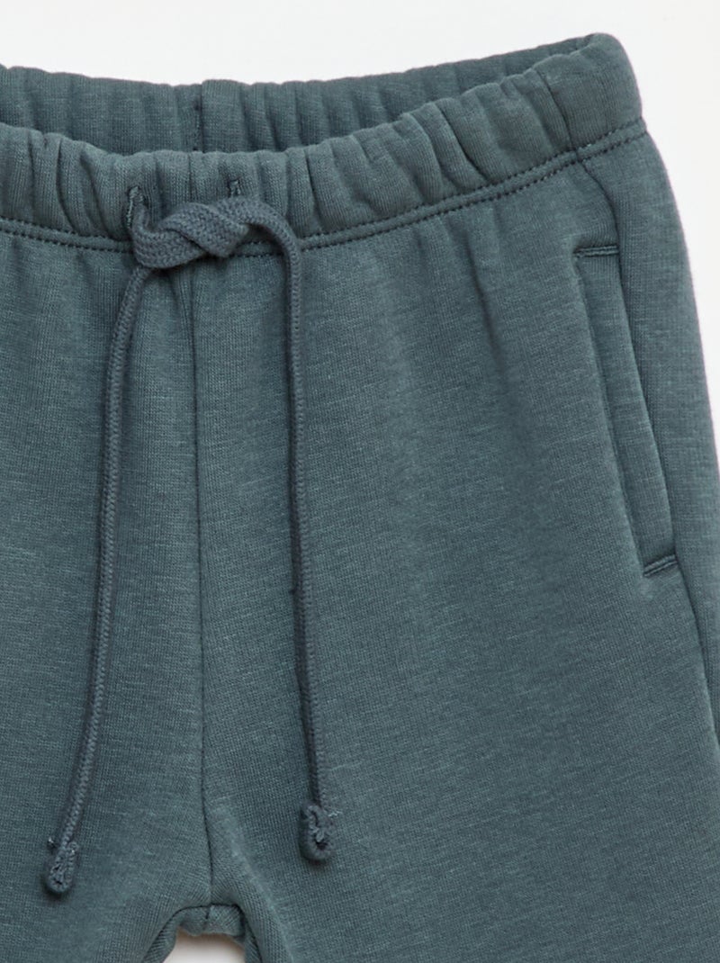 Pantalón de chándal de felpa Azul - Kiabi