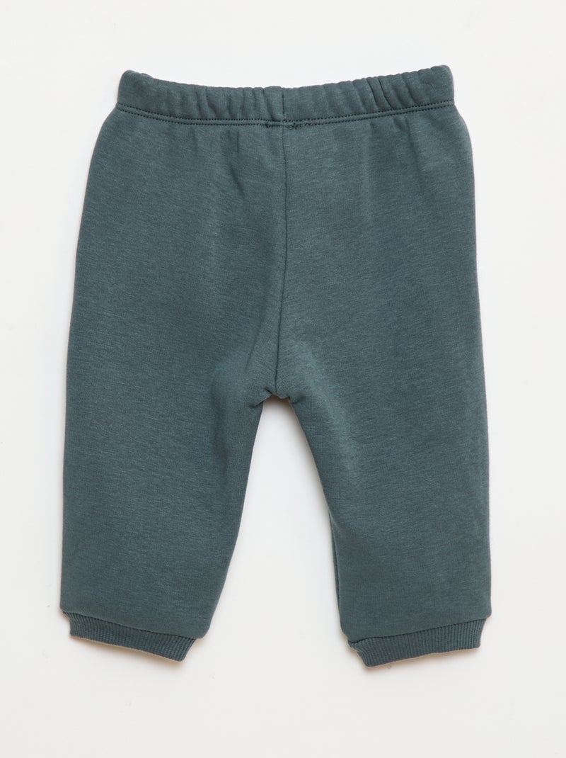 Pantalón de chándal de felpa Azul - Kiabi