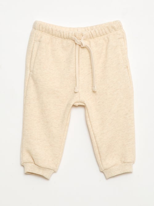 Pantalón de chándal de felpa - Kiabi
