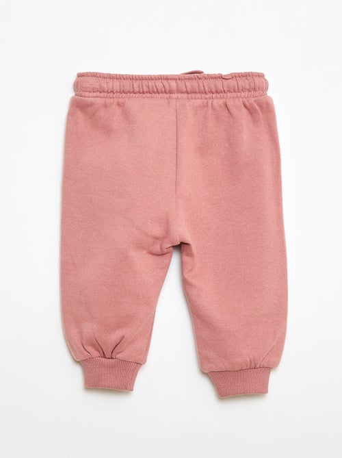 Pantalón de chándal de felpa con bolsillo canguro y orejas de fantasía - Kiabi