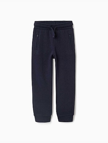 Pantalón de chándal de felpa con cordón y bolsillos