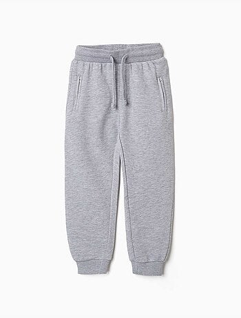 Pantalón de chándal de felpa con cordón y bolsillos
