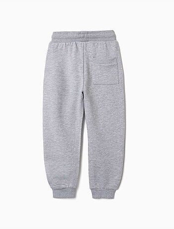 Pantalón de chándal de felpa con cordón y bolsillos