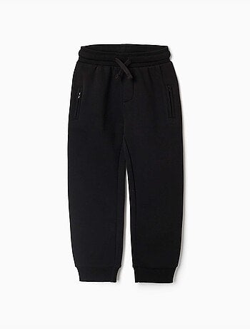 Pantalón de chándal de felpa con cordón y bolsillos