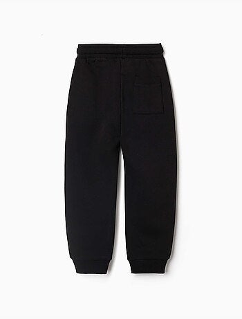 Pantalón de chándal de felpa con cordón y bolsillos