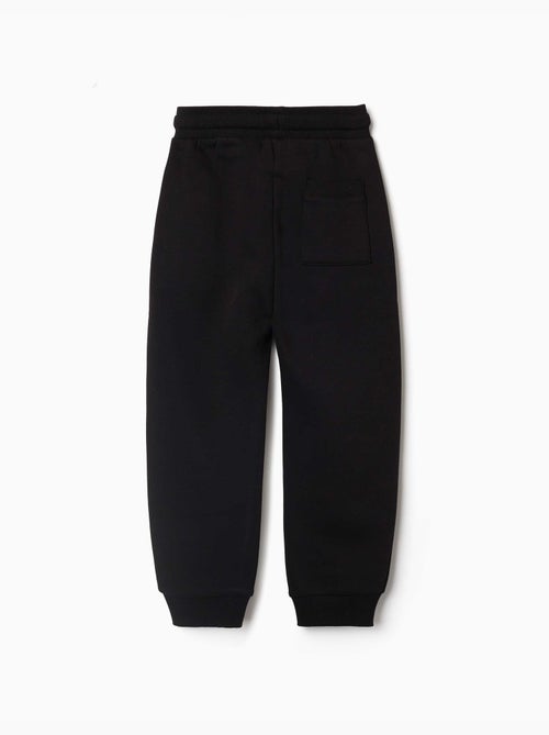 Pantalón de chándal de felpa con cordón y bolsillos - Kiabi