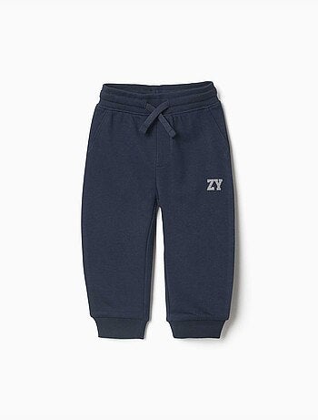 Pantalón de chándal de felpa con cordón y estampado