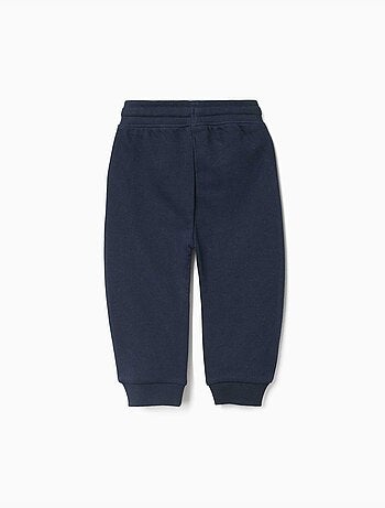 Pantalón de chándal de felpa con cordón y estampado