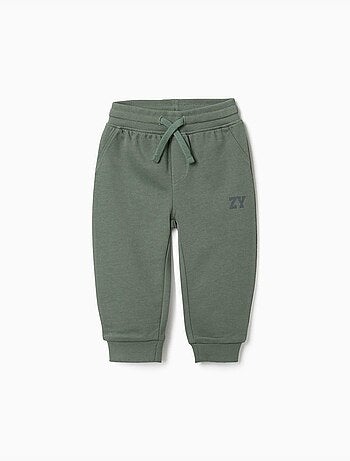 Pantalón de chándal de felpa con cordón y estampado