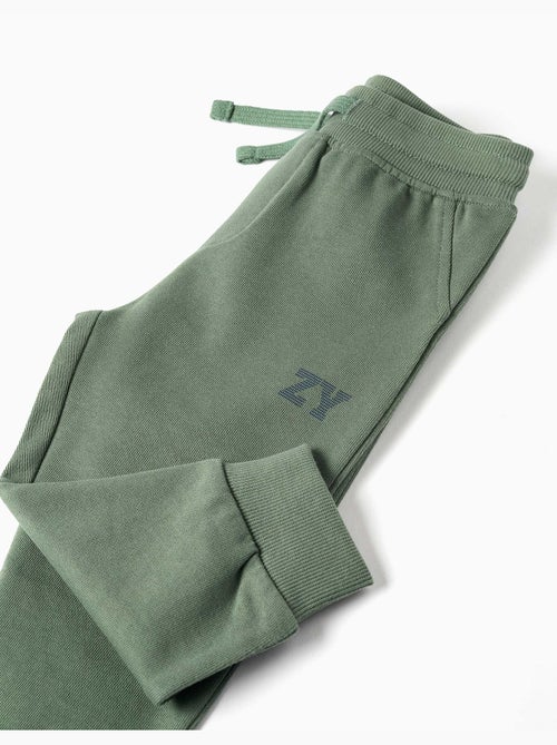 Pantalón de chándal de felpa con cordón y estampado - Kiabi Pantalón de chándal de felpa con cordón y estampado - Kiabi