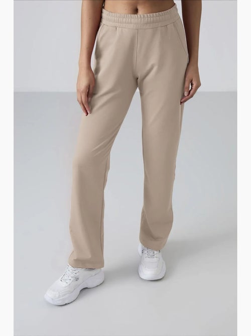 Pantalón de chándal de felpa de pernera recta para mujer tommy - Kiabi