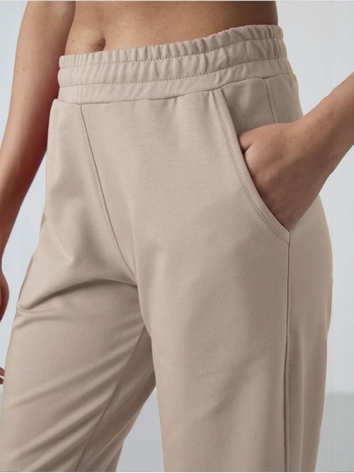 Pantalón de chándal de felpa de pernera recta para mujer tommy - Kiabi