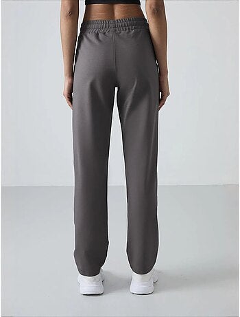 Pantalón de chándal de felpa de pernera recta para mujer tommy