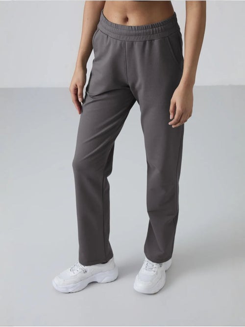 Pantalón de chándal de felpa de pernera recta para mujer tommy - Kiabi Pantalón de chándal de felpa de pernera recta para mujer tommy - Kiabi