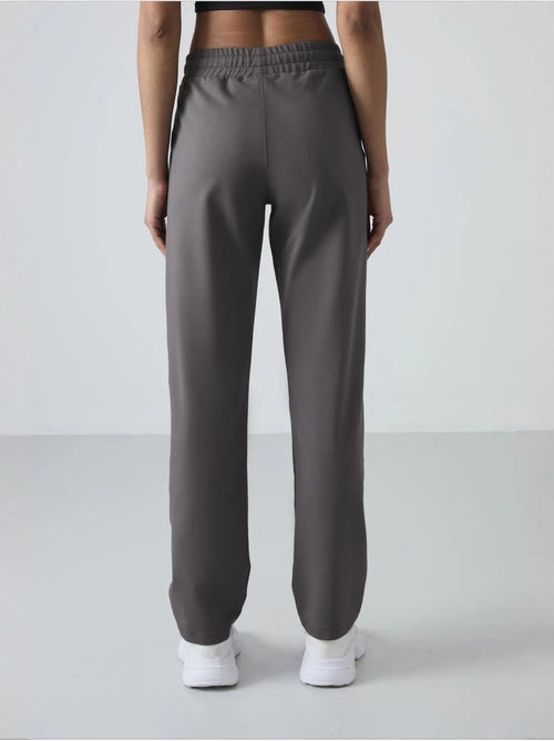 Pantalón de chándal de felpa de pernera recta para mujer tommy - Kiabi Pantalón de chándal de felpa de pernera recta para mujer tommy - Kiabi