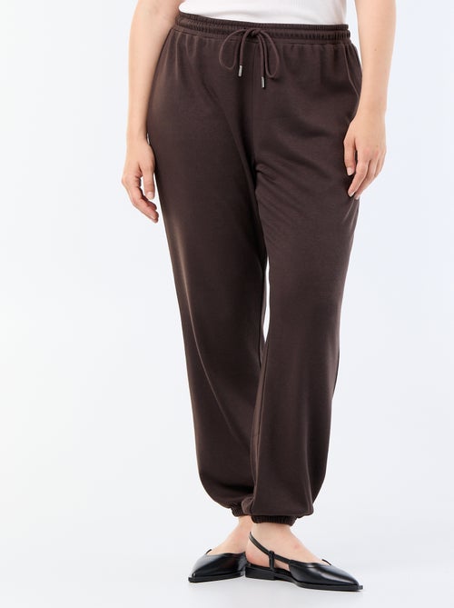 Pantalón de chándal de felpa francesa - Kiabi Pantalón de chándal de felpa francesa - Kiabi