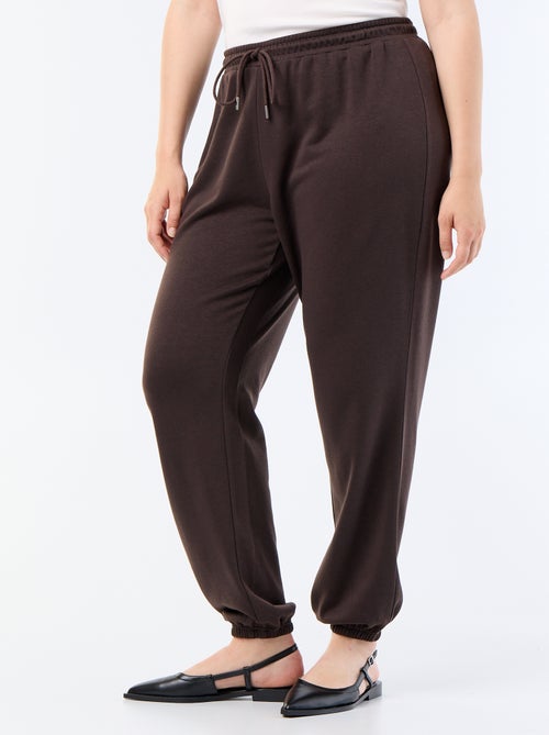 Pantalón de chándal de felpa francesa - Kiabi Pantalón de chándal de felpa francesa - Kiabi