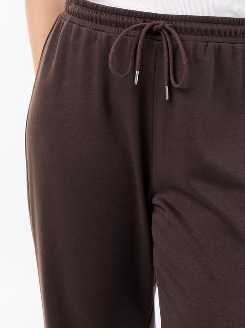 Pantalón de chándal de felpa francesa - Kiabi Pantalón de chándal de felpa francesa - Kiabi