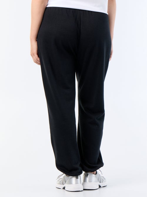 Pantalón de chándal de felpa francesa - Kiabi Pantalón de chándal de felpa francesa - Kiabi