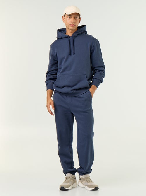 Pantalón de chándal de felpa liso - Kiabi