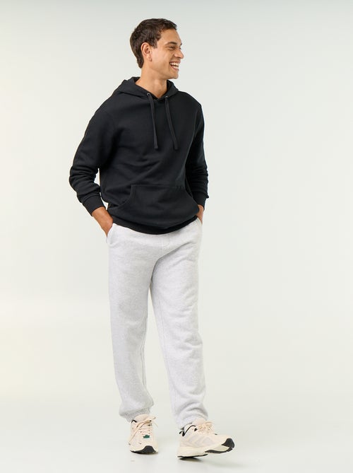 Pantalón de chándal de felpa liso - Kiabi Pantalón de chándal de felpa liso - Kiabi