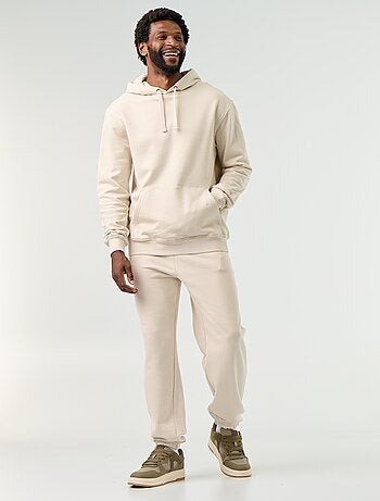 Pantalón de chándal de felpa liso