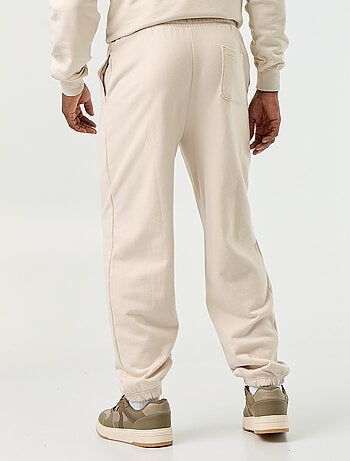 Pantalón de chándal de felpa liso