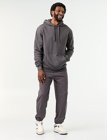 Pantalón de chándal de felpa liso