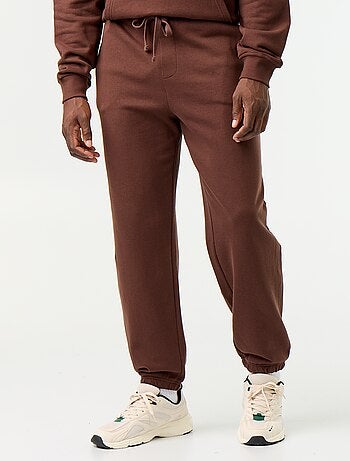 Pantalón de chándal de felpa liso