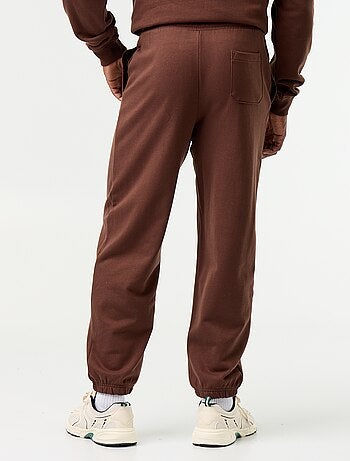 Pantalón de chándal de felpa liso