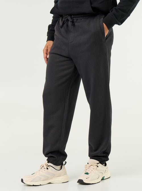 Pantalón de chándal de felpa liso - Kiabi Pantalón de chándal de felpa liso - Kiabi