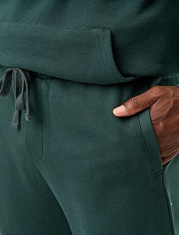 Pantalón de chándal de felpa liso