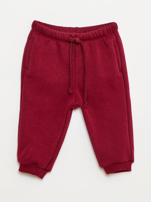 Pantalón de chándal de felpa - Kiabi