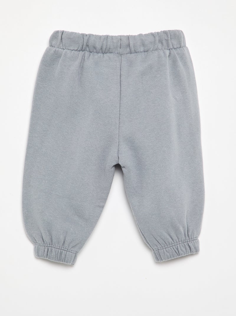Pantalón de chándal de forro polar Azul - Kiabi
