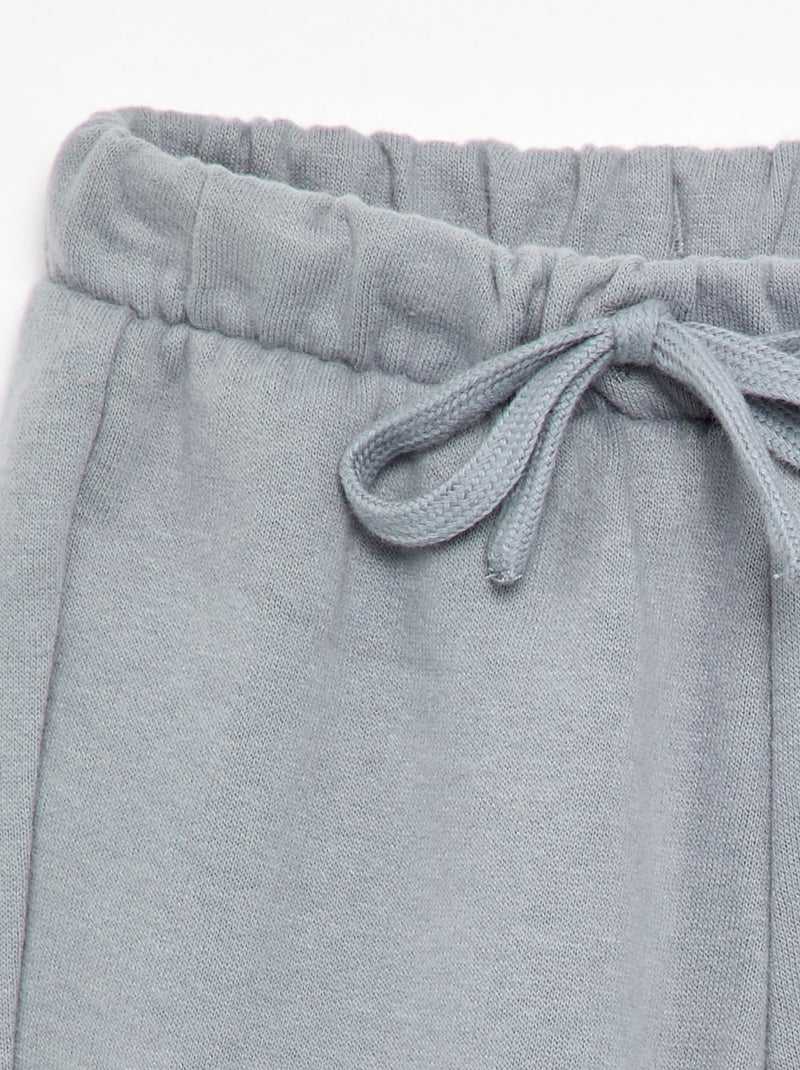 Pantalón de chándal de forro polar Azul - Kiabi