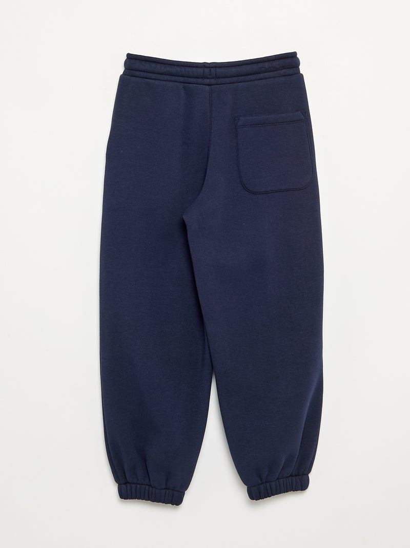 Pantalón de chándal de forro polar Azul - Kiabi