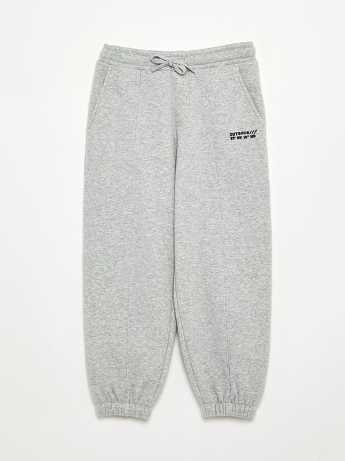 Pantalón de chándal de forro polar - Kiabi