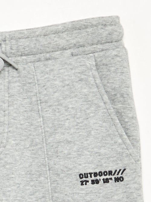 Pantalón de chándal de forro polar - Kiabi
