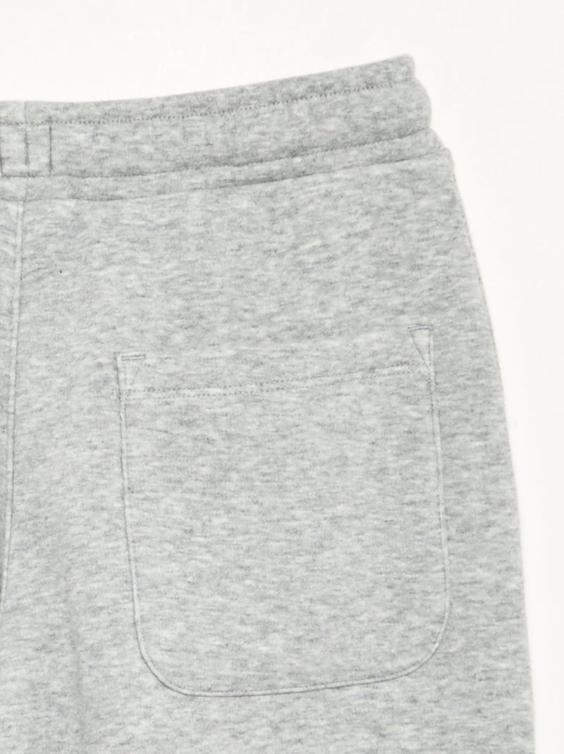 Pantalón de chándal de forro polar Gris - Kiabi
