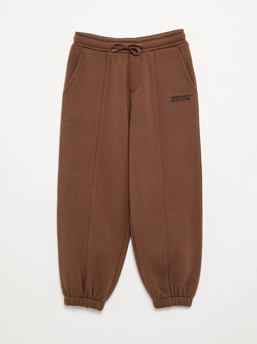 Pantalón de chándal de forro polar - Kiabi Pantalón de chándal de forro polar - Kiabi