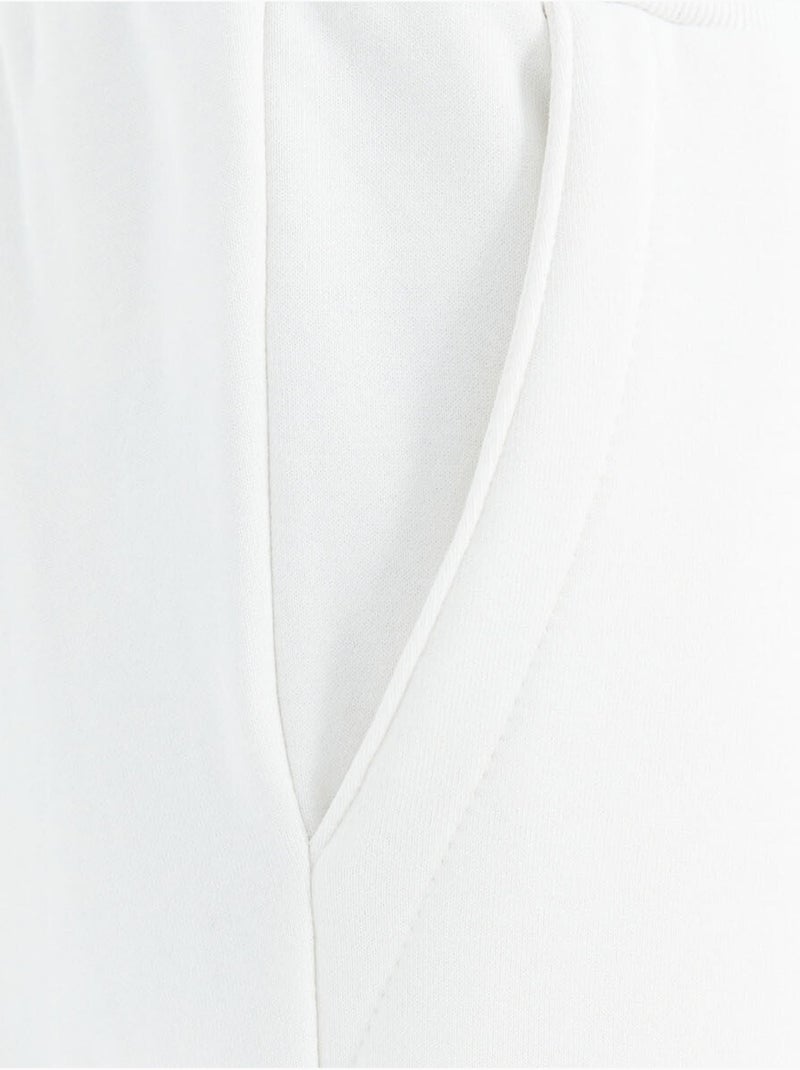 Pantalón de chándal de forro polar relaxed fit para hombre tommy Blanco - Kiabi