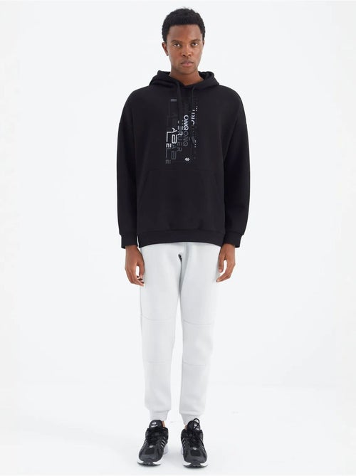 Pantalón de chándal de forro polar relaxed fit para hombre tommy - Kiabi Pantalón de chándal de forro polar relaxed fit para hombre tommy - Kiabi