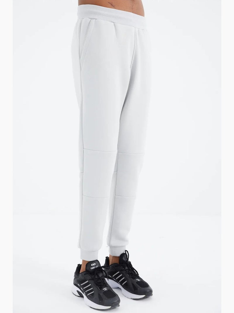 Pantalón de chándal de forro polar relaxed fit para hombre tommy Blanco roto - Kiabi