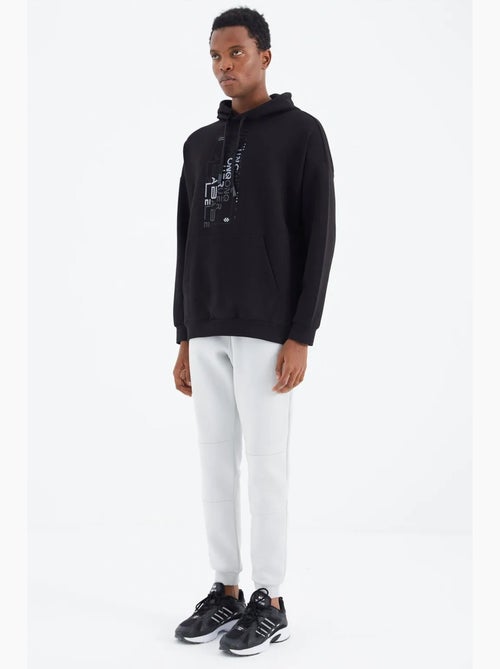 Pantalón de chándal de forro polar relaxed fit para hombre tommy - Kiabi Pantalón de chándal de forro polar relaxed fit para hombre tommy - Kiabi